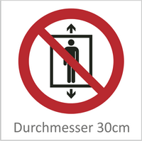 Personenbeförderung verboten 30 cm